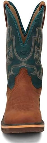 Justin Men's Resistor Western Work Boot Composite Toe Russett 9 D(M) US | Image 3