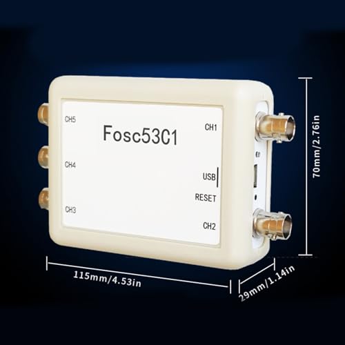 Osciloscopio USB de 5 canales para monitoreo de señales y diagnóstico de motores 6