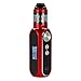 Produktbild Riccardo Cube Kit 80 W / 3000 mAh mit Cube Tank Clearomizer, Tankvolumen 2 ml / 4 ml, OBS e-Zigarette - Set, rot