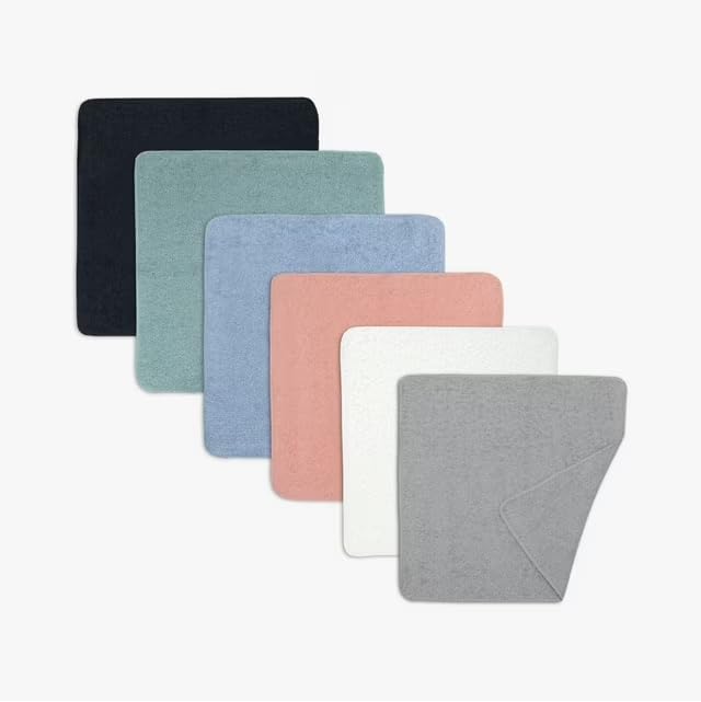 Juego de 18 toallas faciales pastel para cara y cuerpo, toallas de algodón suave para bebé, cuidado de la piel y viajes, paños faciales