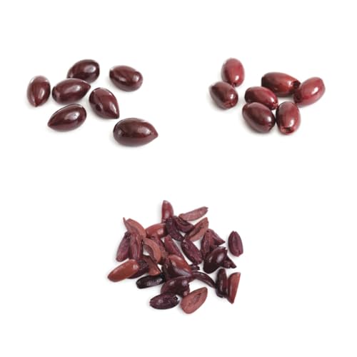 Image of DIVINA Olive Variety Assorted: Organic Pitted Kalamata Olives, Whole, Sliced & Smoked (Variety 4-Pack, 1 each)