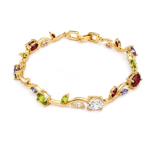 Image of Aurie Tulip Bracelet for Women & Girls | Anti Tarnish Stainless Steel Floral Bracelet |Party and Daily Wear Jewellery