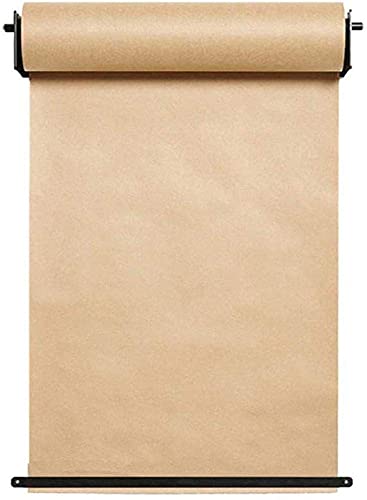 Distributeur de rouleau de papier kraft mural – Idéal pour les fournitures de bureau, la fabrication d'affiches créatives et la décoration de chambre d'enfant