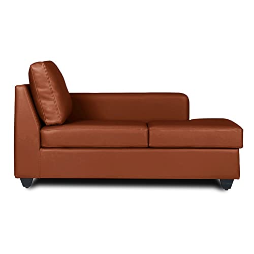 Image of Wakefit Sofa Set | 3 Year Warranty | Sofa 3 Seater, 3 Seater Sofa for Living Room, Wooden Sofa Set, 3 Seater + Right Aligned, Sofa for Living Room - Napper(Romance : Tan)