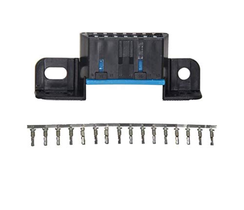 E-Car Connection J1962F OBD2 16 Pin Female Connector Fixed Harness Female Assembled Plug