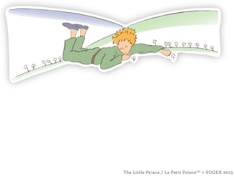 Peel & Stick Wall Decal: The Little Prince Lying On The Grass (60 in x 21.5 in)