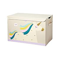 3 Sprouts Grote speelgoedopbergdoos met deksel, duurzame speelgoedkist voor jongens en meisjes, opslag voor babykamer, terrazzo crème 3 Sprouts Grote speelgoedopbergdoos met deksel, duurzame speelgoedkist voor jongens en meisjes, opslag voor babykamer, terrazzo crème