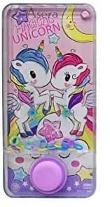 Trendy & Handy Stylish Unicorn Design,Transparent Water Game for Kids | Ring Game, Handheld Game, Water Video Game Console for Kids