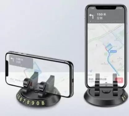 CEUTA Dashboard Phone Holder for Car [ Vertical Horizontal 360 Rotate ] Car Phone Mount,Dashboard Cell Phone Holder Compatible iPhone 12 11 XS X 8 7 Pro Max Samsung Android Smartphones and More
