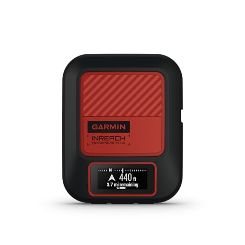 Image of Garmin inReach Messenger Plus, SOS Satellite Communicator with Photo, Text & Voice Messaging Without Cell Service, Long Battery Life, Durable, Temperature-Resistant, Water-Resistant (IPX7), Renewed