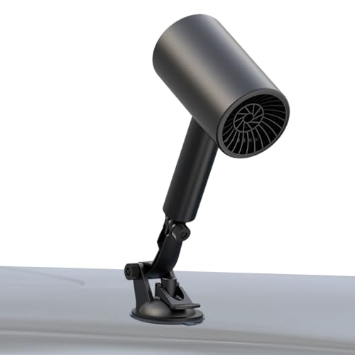 Chauffage voiture 12V antibuée avec ventouses de fixation pour pare-brise