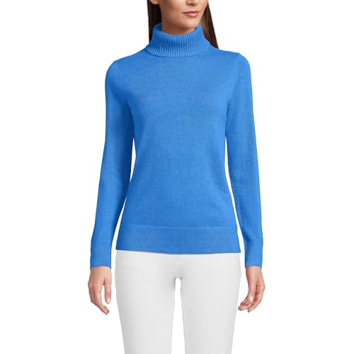 Lands' End Women's Cashmere Turtleneck Sweater
