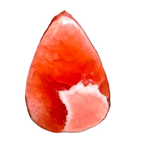 Rhodochrosite naturelle poire 26x18x5 mm pour créer votre collier d'été