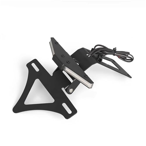 Support de plaque d'immatriculation moto pour sorties dominicales et roadtrips en Ducati Monster