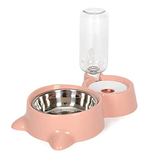 Fontaine d'alimentation pour animaux avec bol chat et chien double usage