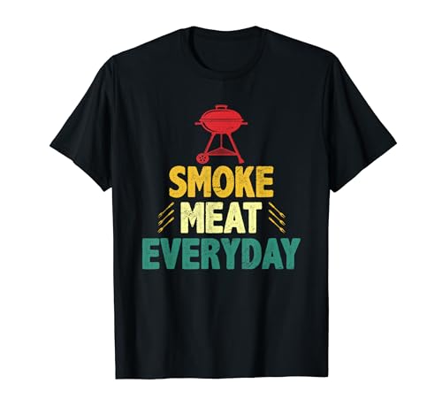 Smoke Meat Everyday Barbeque Lover BBQ Grillmaster T-Shirt