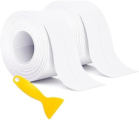2 Rolls Bath Sealant Strip Self Adhesive, Caulk Strip, Bathroom Sealant ...