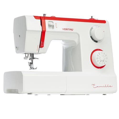 VERITAS Nähmaschine Camille I 32 Stichprogramme I Einfädelhilfe I...