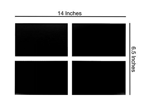 Decorative Faux Vinyl Garage Door Windows (1 Car Garage)