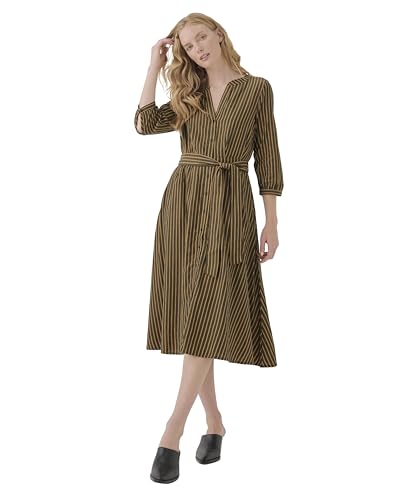 women's sweater dresses Avec Les Filles Long Sleeve Polo Collar Dress