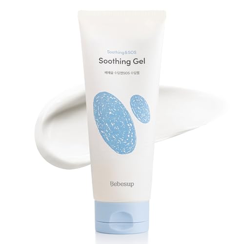 BEBESUP- Instant - Cooling Relief Baby Soothing Gel | Korean Skincare for Sensitive &amp; Atopic Skin 3-Sec Cooling Effect Clinically Tested Hypoallergenic Dermatologist Approved 6.76 fl oz
