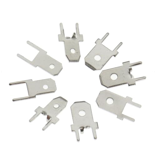Terminales Macho de inserción de 6,3 mm para reparar electrodomésticos y placas PCB