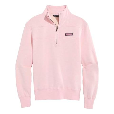 vineyard vines Women's Cotton Shep Shirt, Flamingo Heather Cover