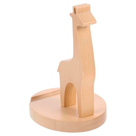 Hemobllo Giraffe Wooden Phone Stand Cover