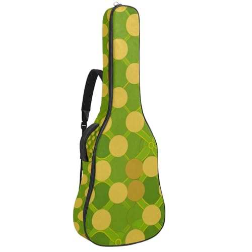Housse de guitare acoustique à protection améliorée et grands compartiments de stockage