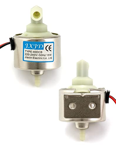 QWORK® 40DCB 18W Ölpumpe für Nebelmaschinen 220-240V AC 50HZ für Stufe 900W Nebelmaschine Zubehör