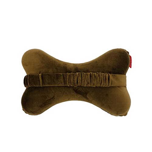 Almohada Espuma Viscoelástica Grande Cervical Marrón miniatura 3