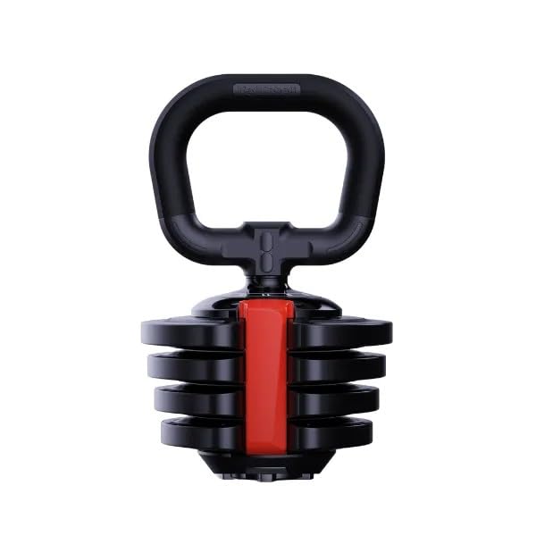 Set 3 in 1 con manubri, bilanciere e kettlebell regolabili, set di pesi multifunzione da 24 kg, per palestra domestica, attrezzatura salvaspazio per l'allenamento della forza con quadrante