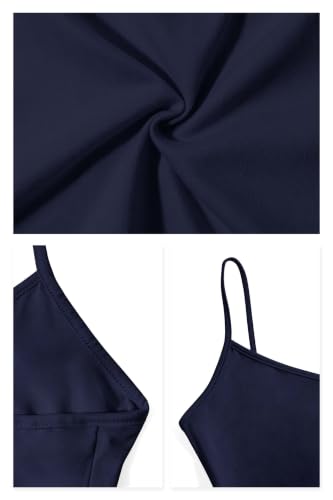 Image of Multi Pack Women's Cropped Tank Tops, Spaghetti Strap Camisoles