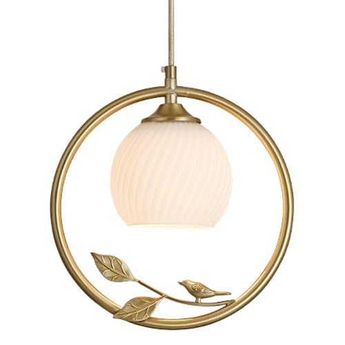 Lustre tête unique E27 HAIDU, luminaire décoratif de restaurant