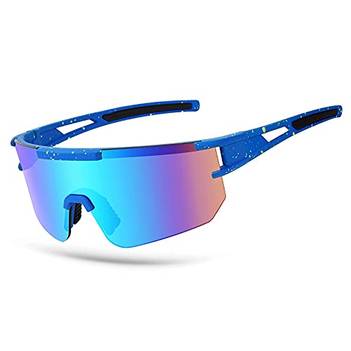 ZEMFAY Sport Polarized Sunglasses, Cycling Glasses for Men and Women, UV Protection Outdoor Sports Glasses