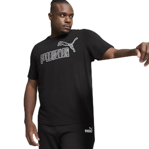 T-Shirt Graphique PUMA Homme Noir XL Tall : résoud le problème des hauts trop courts