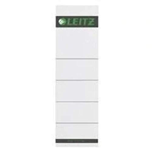 Leitz Rückenschild selbstklebend für Standard- und Hartpappe-Ordner, 10 Stück, 80 mm Rückenbreite, Kurzes und breites Format, 62 x 192 mm, Papier, grau, 16420085 Leitz Rückenschild selbstklebend für Standard- und Hartpappe-Ordner, 10 Stück, 80 mm Rückenbreite, Kurzes und breites Format, 62 x 192 mm, Papier, grau, 16420085