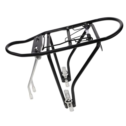 Porte-bagages arrière aluminium de haute résistance avec finition élégante pour cyclotourisme