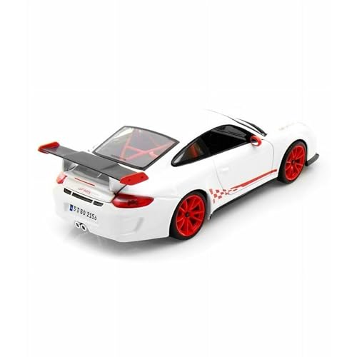 Modelo metal Porsche 911 GT3 RS 1:36 escala 5" blanco miniatura 4