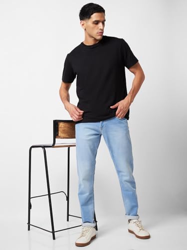 Image of Spykar Men's Skinny Fit Low-Rise Casual Jeans