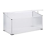 Protección: mini invernadero para proteger las plantas contra la lluvia, el sol, insectos, etc