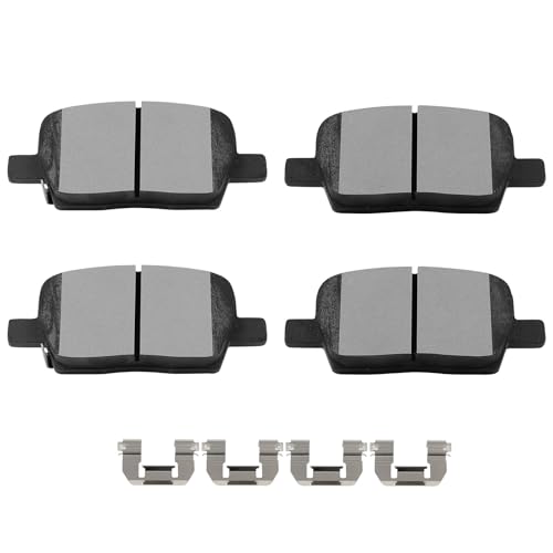 Image of SCITOO D1877-9105 Disc Brake Pads Sets Rear Ceramic Brake Pads w /Hardware