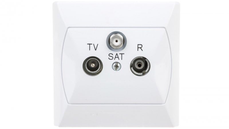 Prise de courant compacte IP20 blanche de 108,5 g modèle GPA-AS/00