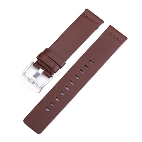 Bracelet de montre rétro en cuir compatible montre intelligente 20mm 22mm