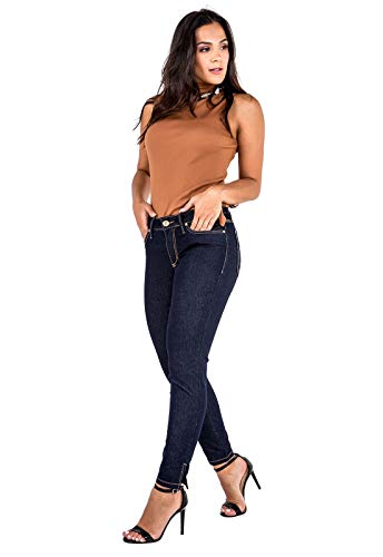 Calça Cropped Feminina Tradicional Jeans
