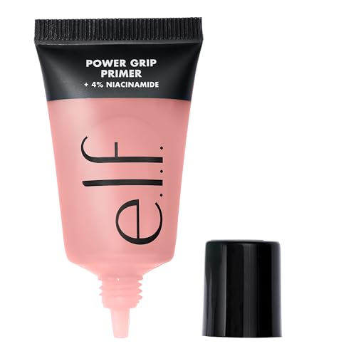 e.l.f. Power Grip Primer + 4% Niacinamide Mini, Gel-Based & Hydrating Face Primer, Evens Skin & Brightens, Grips Makeup, Vegan & Cruelty-Free