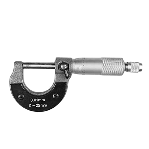 Micrómetro de alta precisión acero inoxidable 0-25mm 0.01mm miniatura 3