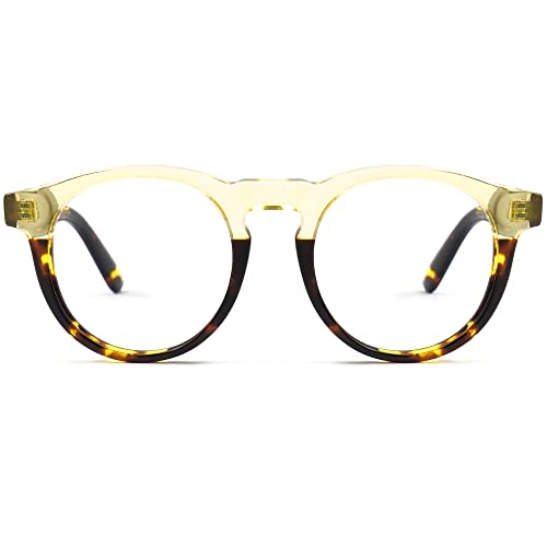 Image of Zeelool Vintage Round Blue Light Blocking Glasses for Women Bess WA807246