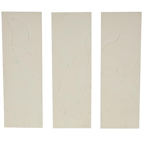 Deco 79 Wood Leaf Home Wall Decor Dimensional Relief Wall