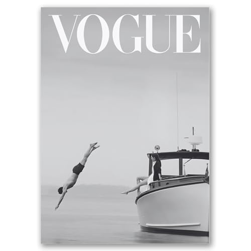 Affiche Vogue SALVADERO : Sublimer un Mur Vide avec l'Élégance Noir et Blanc